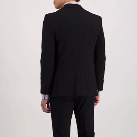 DKNY Men's Modern Fit High Performance, Duran, Suit Jacket, Black NWT - Picture 2 of 7